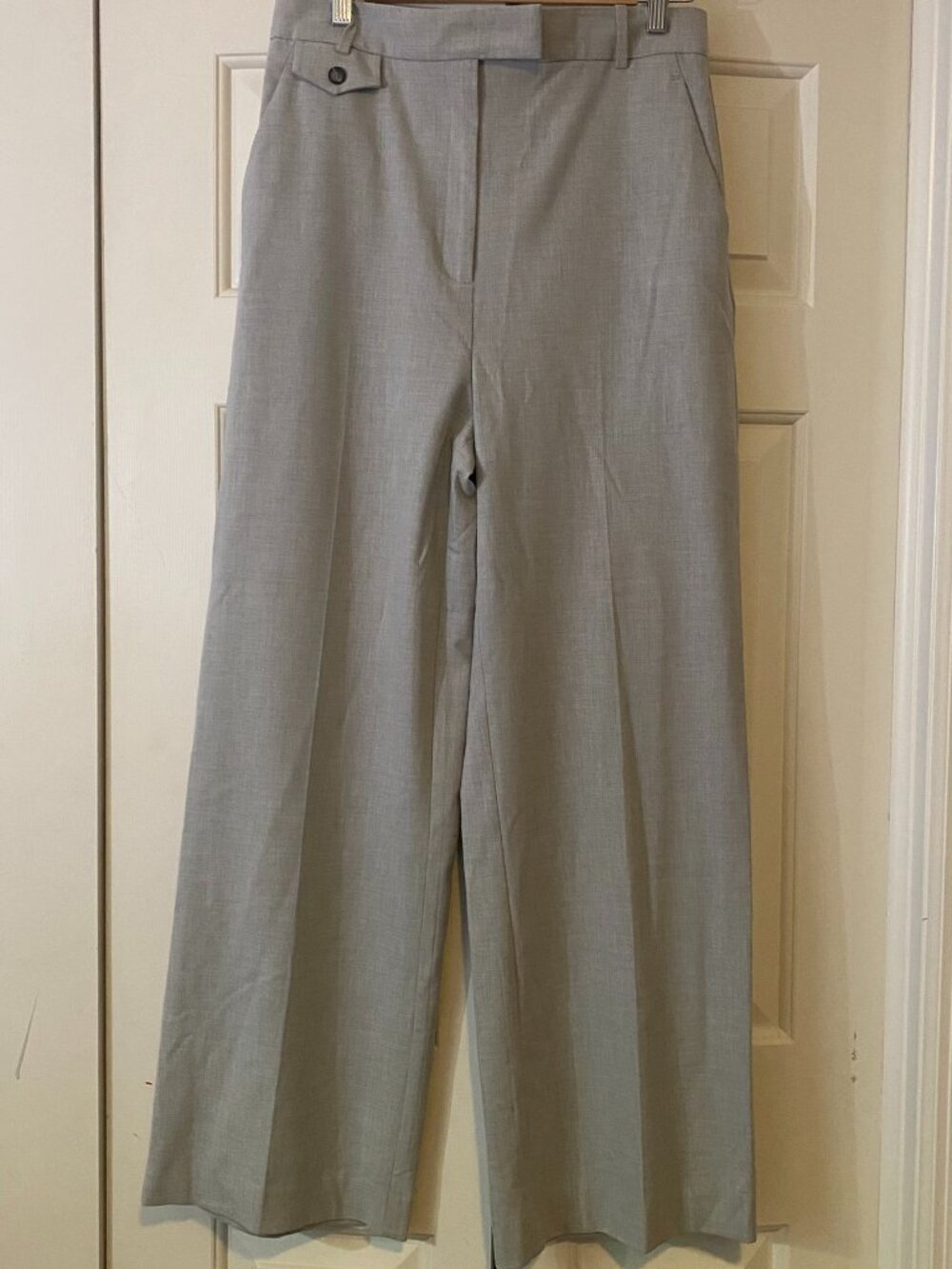 Zara Gray High Waist Trousers